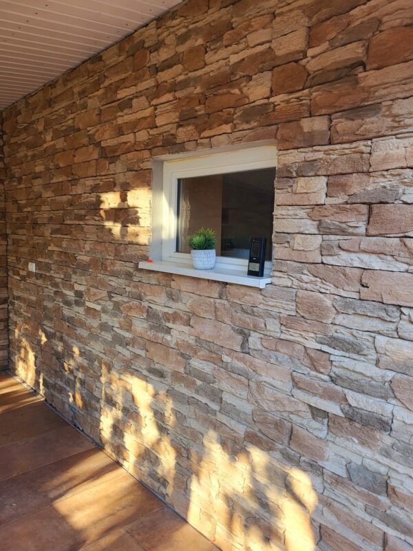 Rock Folded Multi Light Brown