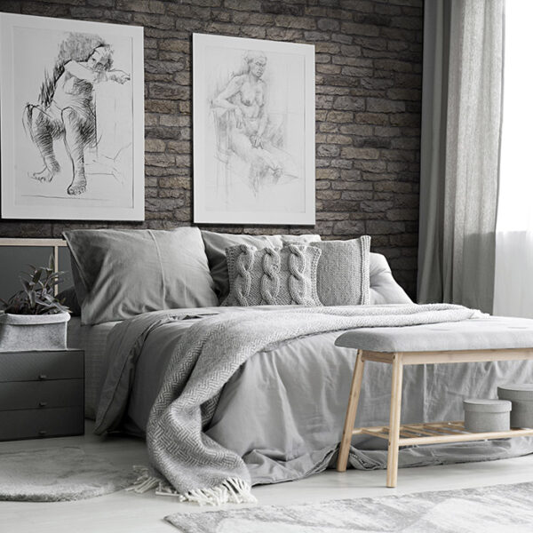 Armorique Gray Bedroom