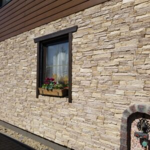 Slate Castle beige brown Fassadengestaltung