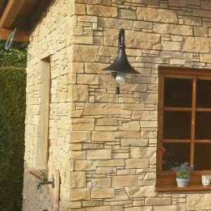 aussenfassade mit mediterrane wandverblendung castelo provence