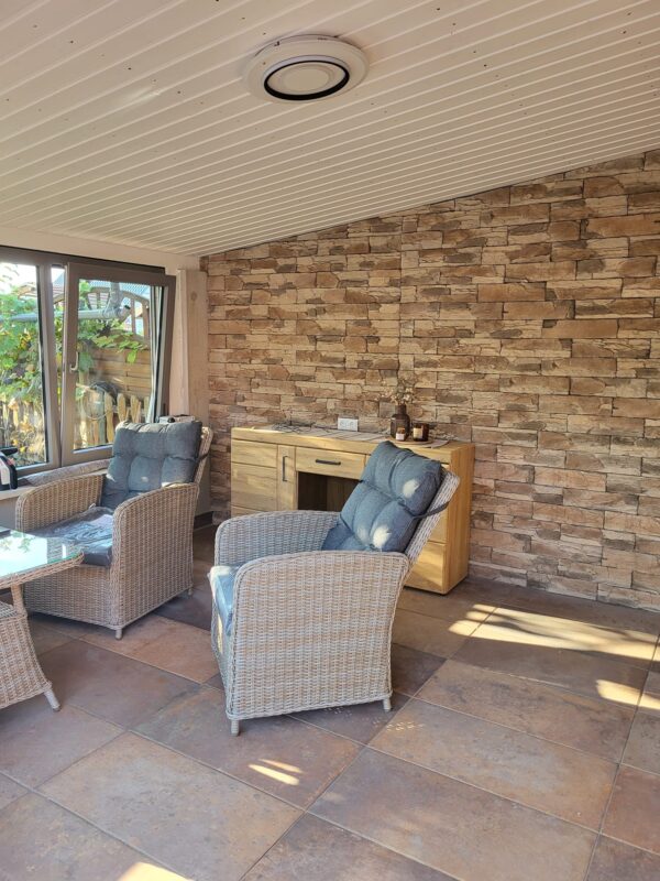 Rock Folded Multi Light Brown