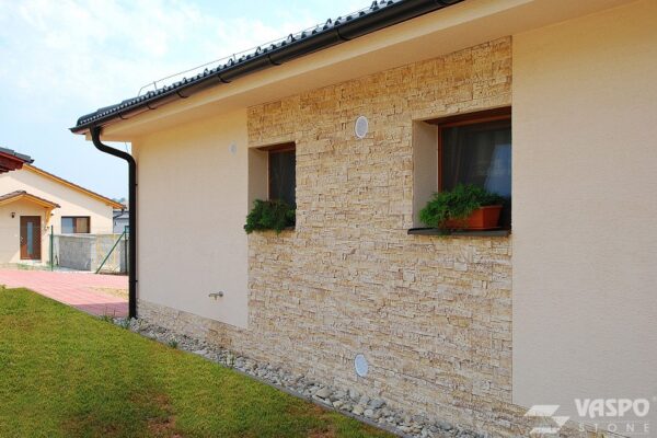 verblender quarry stone beige brown haus sockel verkleidung + fassaden verblendung alles ohne fuge verlegt