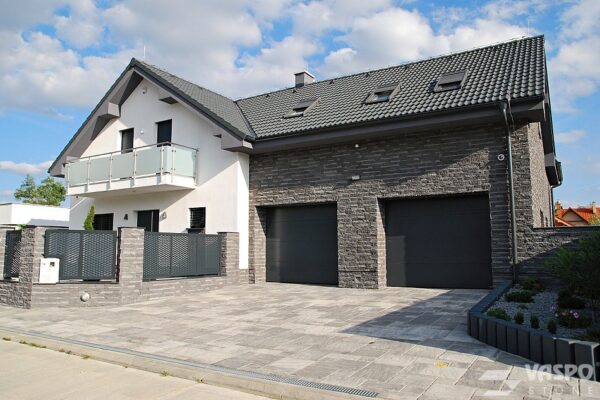 verblender wandverblender steinverblender quarry stone schwarz fuer die verkleidung der fassade und eines mauersystems