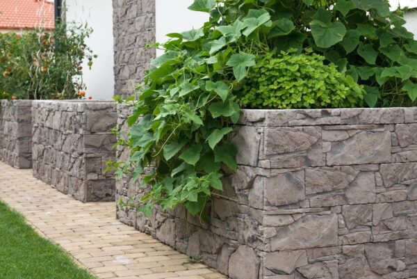 verblendstein rock tematin rustik grau nuanciert hochbeet verkleidung