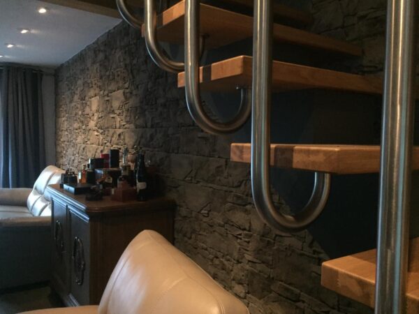 wandverblender rock tematin rustik zur verkleidung der wohnzimmerwand k