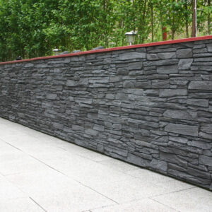 wandverblender shale grey aussen sichtschutz mauer wand nicht verfugt 1.2