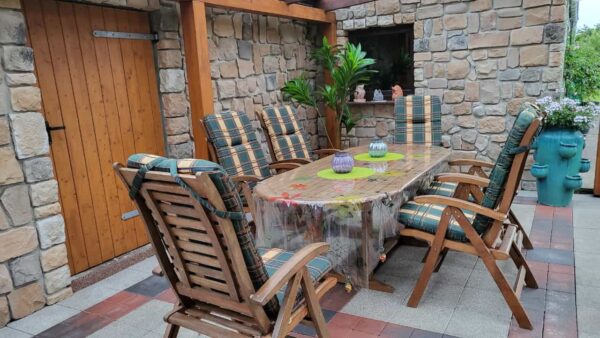 verblendstein mix country au├ƒen an einer terrasse