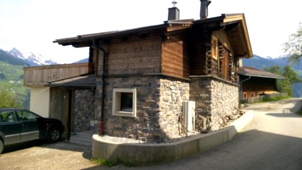wandverblender mix alpina mit ecksteinen au├ƒen haus wand fassaden verkleidung berghaus hu╠êtte