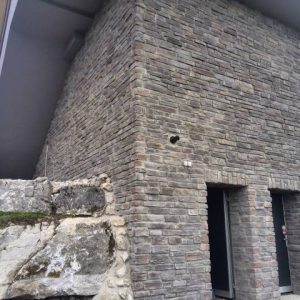 wandverblender mix tirol mit ecksteinen haus fassaden komplett verkleidet
