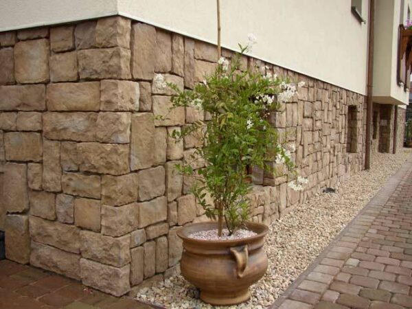 wandverkleidung burgmauer manuela f 225 haus sockel ohne fuge
