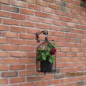 wildstone hollandbrick granada klinkeroptik fassade mit blumenampel