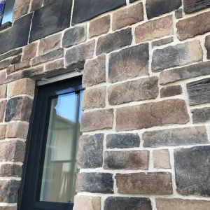 wandverblender mix colorado mit ecksteinen fenster umrahmung
