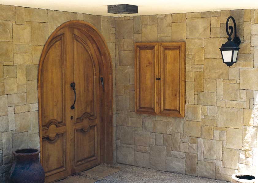 rustikale verblender alamo champagne burgmauer