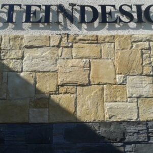 verblender alamo farbe champagne musterwand töttler steindesign