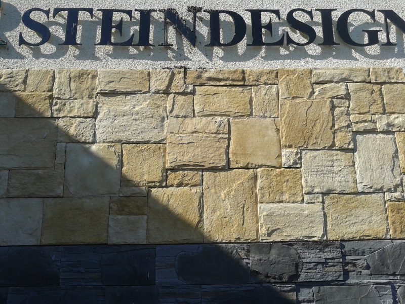 verblender alamo farbe champagne musterwand töttler steindesign