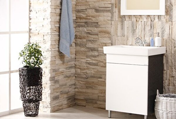 wandverblender badezimmer nepal 01 mit ecksteinen mal horizontal und einmal vertikal verlegt