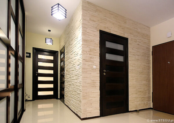 wandverblender gibsstein creta eingangsbereich wand verkleidung
