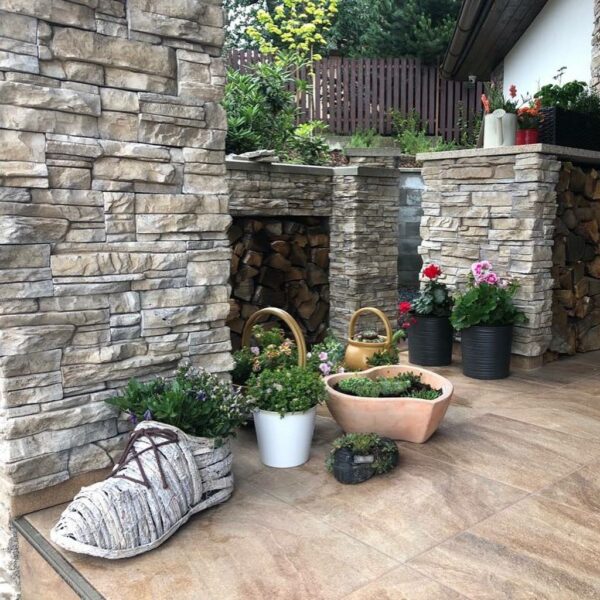 ornel f 613 como au├ƒen mauer verkleidung klein garten