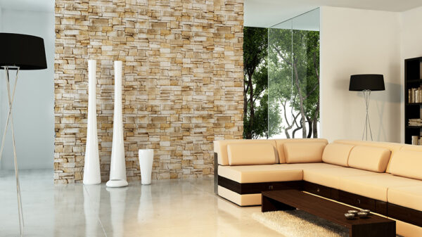 wandverblender istria 01 im wohnzimmer als dekor wand