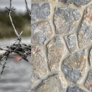 Naturstein-Wand