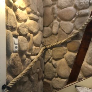 naturstein maritimer look river rock strandhaus feeling verfugt