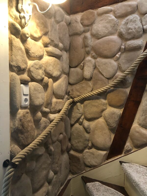 naturstein maritimer look river rock strandhaus feeling verfugt