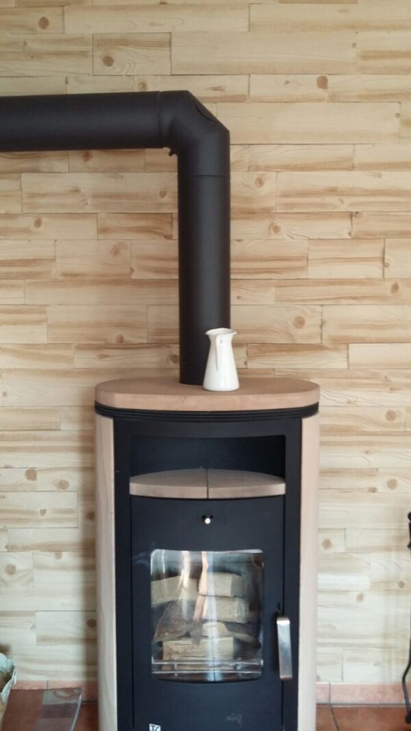 wandverblender betonstein holz 2 kiefer imitation fuer eine kamin wand