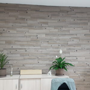 wandverblender holz 2 kastanie imitation betonstein im innen bereich als buero wand verkleidung