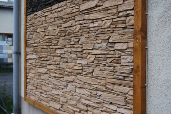 Verblender Rustica Musterwand Detailbild
