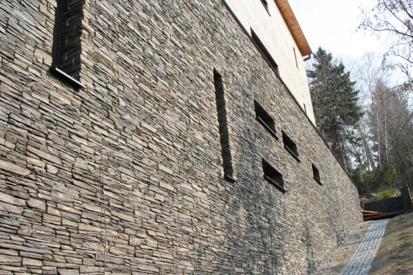 wandverblender schiefer imitation tanvald mit ecken außen haus wand fassade mauer verkleidung fugenlos