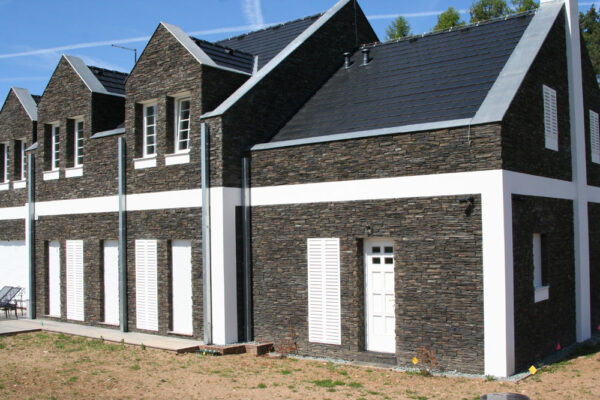 wandverblender schiefer imitation tanvald mit ecken außen mehr familien haus wand fassade mauer säule verkleidung garagen eingang fugenlos 4
