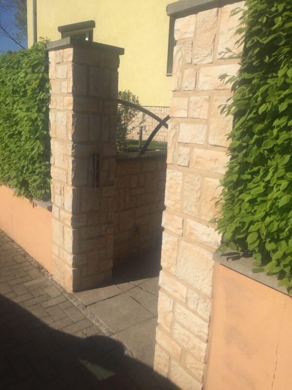 pfeiler mit verblender und ecksteinen tradiroc alternative salon de provence