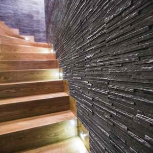 treppenhaus mit palermo 2 anthrazit wandverblendung