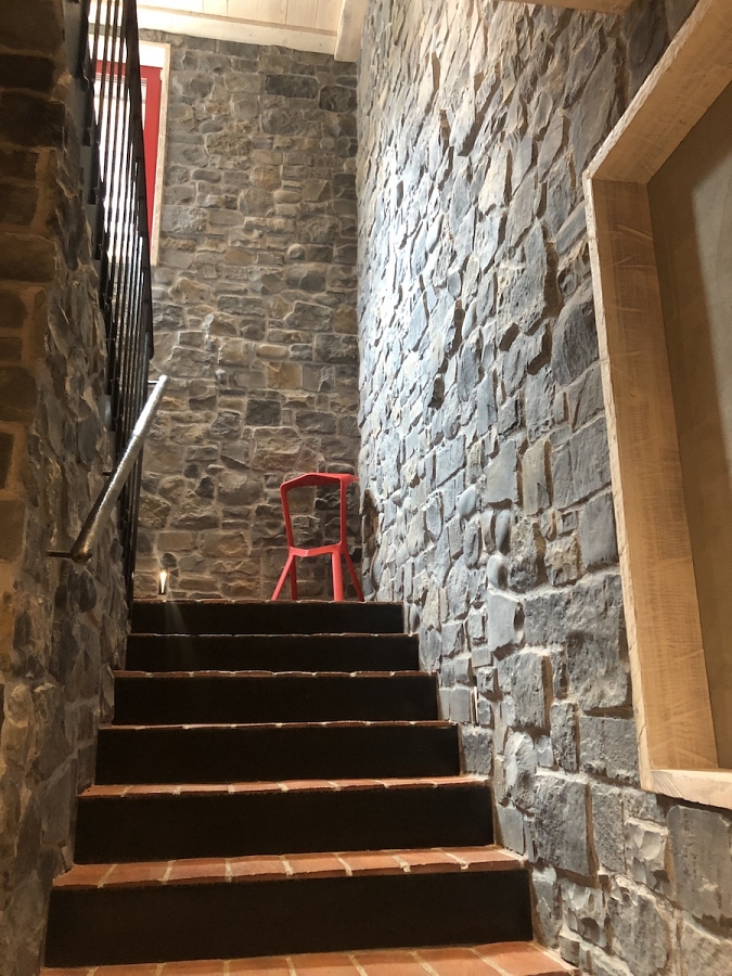 verblender mix grigio innen treppenhaus dekor