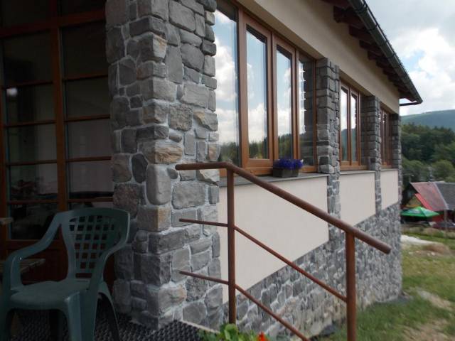 verblender mix grigio mit ecksteinen aussen haus fassaden wand verkleidung saeulen imitation